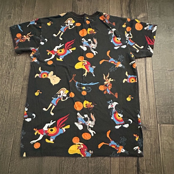Space Jam Black Looney Tunes Graphic T-Shirt - Picture 6 of 6
